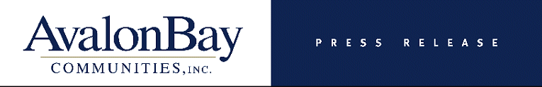 (AVALONBAY COMMUNITIES INC. LOGO)