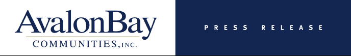 (AVALONBAY COMMUNITIES, INC. LOGO)